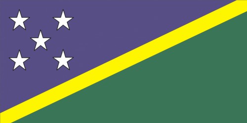 Salomon Øerne flag 90 x 150 cm Salomon Øerne flag 90 x 150 cm