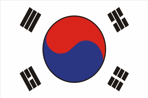 Sydkorea flag 90 x 150 cm Sydkorea flag 90 x 150 cm