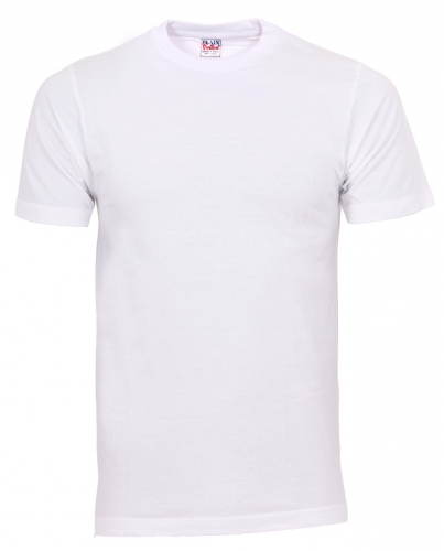 Billige hvide t-shirts købes hos OM Flag Billig hvid t-shirt