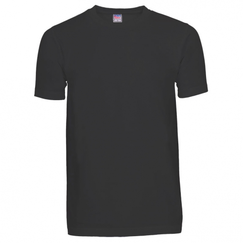 Kvalitetstshirt købes fra små størrelser til oversize Sort t-shirt i høj kvalitet