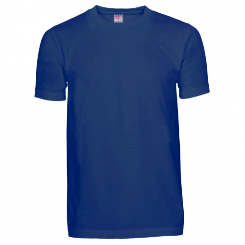 Billig t-shirt i høj kvalitet Oversize kongeblå t-shirt
