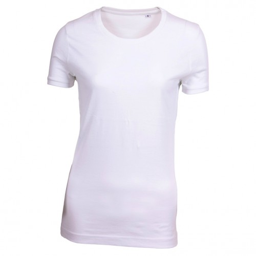 Lady Tee hvid oversize t-shirt - kan købes i store og små størrelser Oversize t-shirt