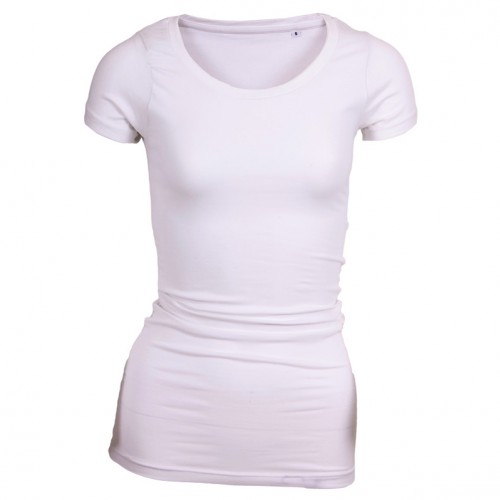 Long Stretch T-shirt hvid (white) Long Stretch T-shirt hvid (white)
