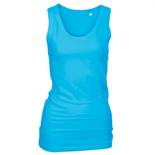 Long Stretch Top Lys turkis (light turquoise) Long Stretch Top Lys turkis (light turquoise)