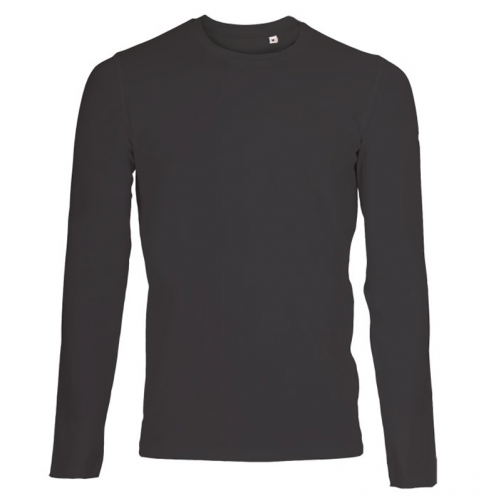 Mens Stretch LS T-shirt sort (black) Mens Stretch LS T-shirt sort (black)