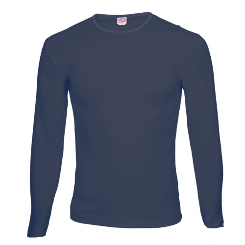 Uni Style LS T-shirt mørk navy blå (Dark navy) Uni Style LS T-shirt mørk navy blå (Dark navy)