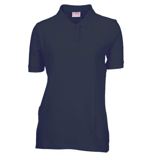Lady Polo T-shirt mørk navy blå (Dark navy) Lady Polo T-shirt mørk navy blå (Dark navy)