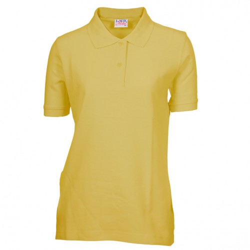 Lady Polo T-shirt sandfarvet (sand) Lady Polo T-shirt sandfarvet (sand)