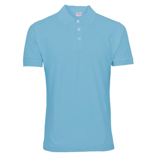 Uni Polo T-shirt Lys blå (Light Blue) Uni Polo T-shirt Lys blå (Light Blue)