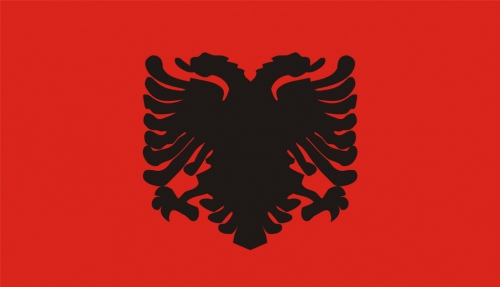 Albanien flag 90 x 150 cm Albanien flag 90 x 150 cm