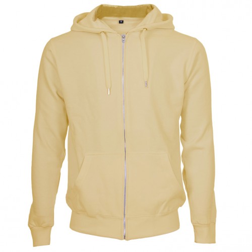 Hooded Zip Sweat Hættetrøje sandfarvet (sand) Hooded Zip Sweat Hættetrøje sandfarvet (sand)