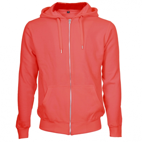 Hooded Zip Sweat Hættetrøje rød (red) Hooded Zip Sweat Hættetrøje rød (red)