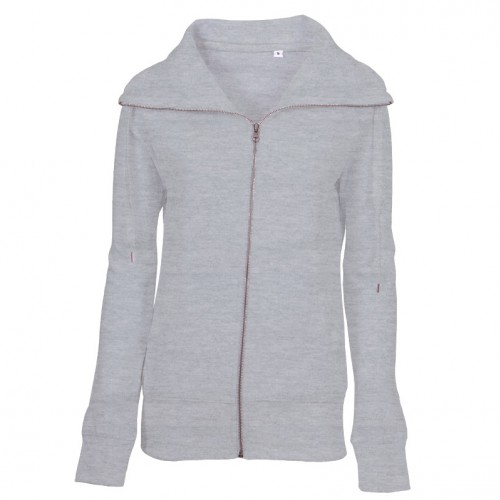 Lady Zip Sweat Sweatshirt Oxford grå ( Oxford grey) Lady Zip Sweat Sweatshirt Oxford grå ( Oxford grey)