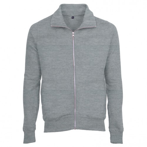 Mens Zip Sweat Sweatshirt Oxford grå ( Oxford grey) Mens Zip Sweat Sweatshirt Oxford grå ( Oxford grey)
