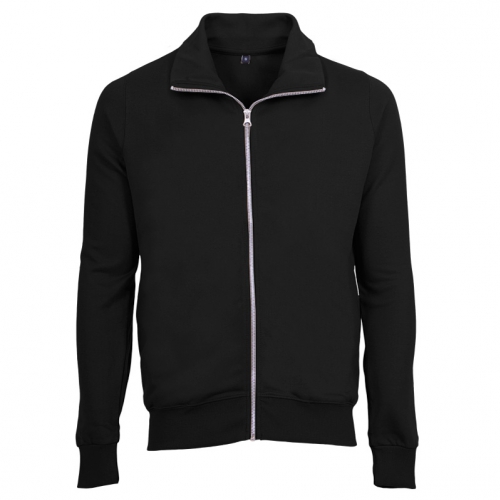 Mens Zip Sweat Sweatshirt sort (black) Mens Zip Sweat Sweatshirt sort (black)