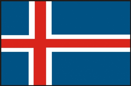 Islandsk national flag Islandsk national flag